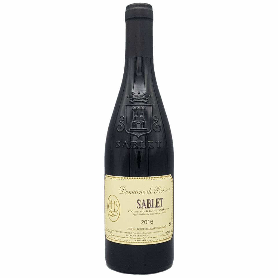 Domaine de Boissan, SABLET, AOP Cotes du Rhone Villages 2019